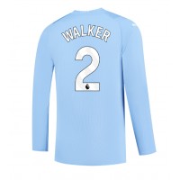 Billiga Manchester City Kyle Walker #2 Hemma fotbollskläder 2023-24 Långärmad